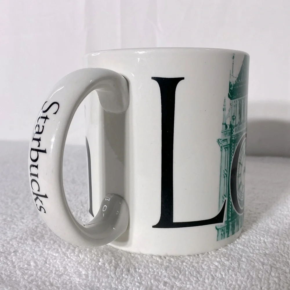 Vintage 2002 Starbucks London City Mug Collection  Series Big Ben Ceramic Mug